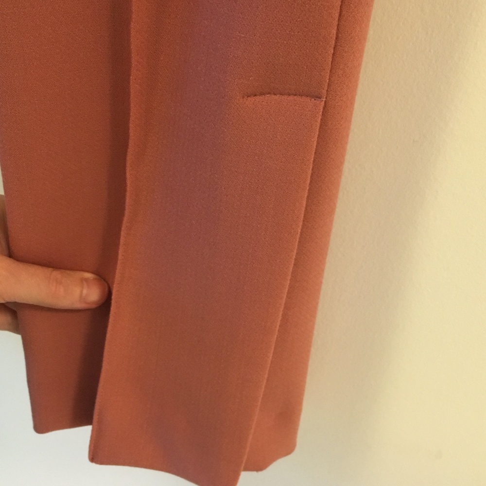Smythe Pink Pantsuit Trousers pants in bisque Size 8 - Picture 3 of 11